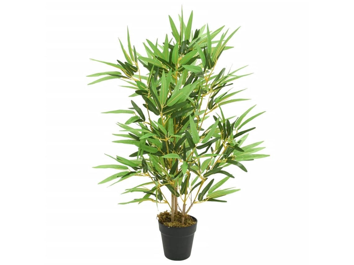Vidaxl Árvore De Bambu Artificial 368 Folhas 80 Cm Verde