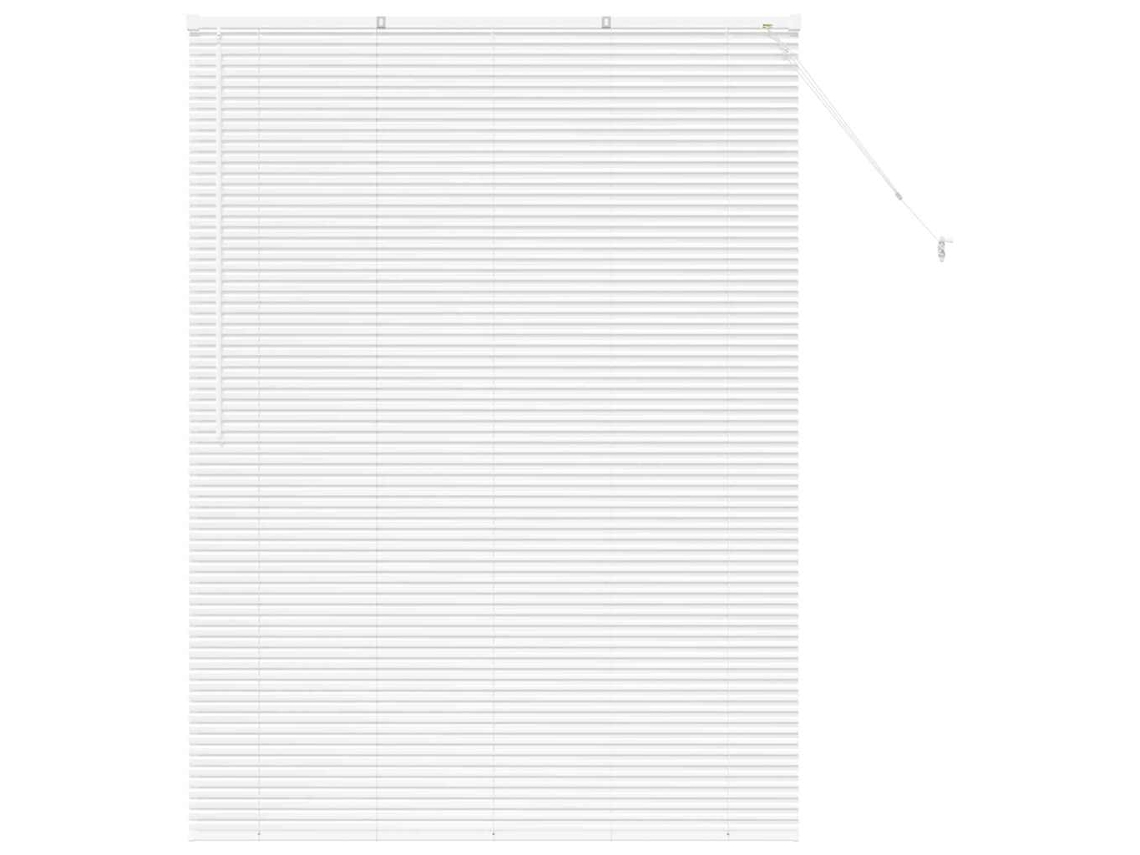 Conjunto 1 Persianas Venecianas Vidaxl Branco Alumínio (175 X 130 Cm)