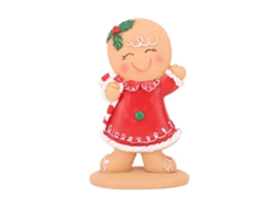 Figuras de Mesa Crianças de Pain de Gengibre Natal | S/MARCA