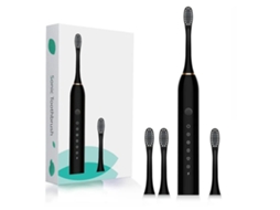 Escova de Dentes Elétrica Recarregável Usb 6 Modos Impermeável com Indicador de Luz S/MARCA