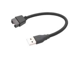 Cabo Adaptador De Extensão Usb A Macho Para 9 Pinos Transferência