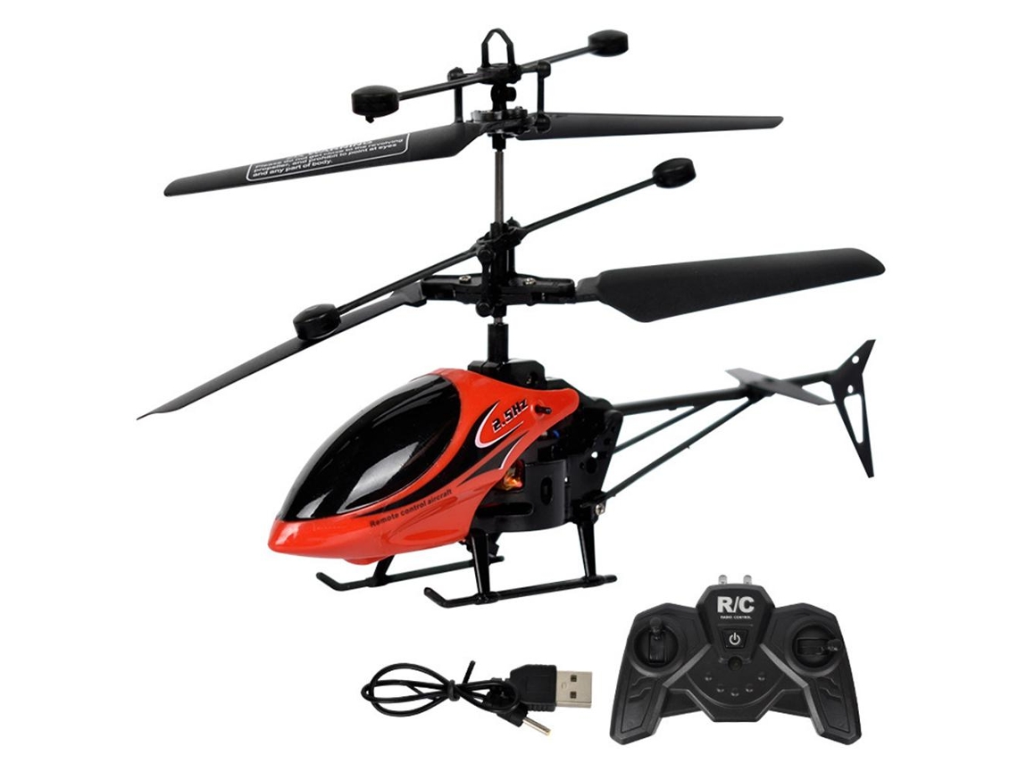 Ats helicóptero de Controle Remoto Mini com Luzes 2 Canais Carga Usb Decolagem e Pouso com um Clique Brinquedo de Voo Interior Exterior