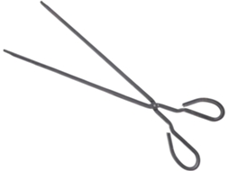 Pinça Longa E Resistente Tofficu Para Churrasco, Manuseio De Carvão, Lareira E Camping Ideal Para Uso Externo