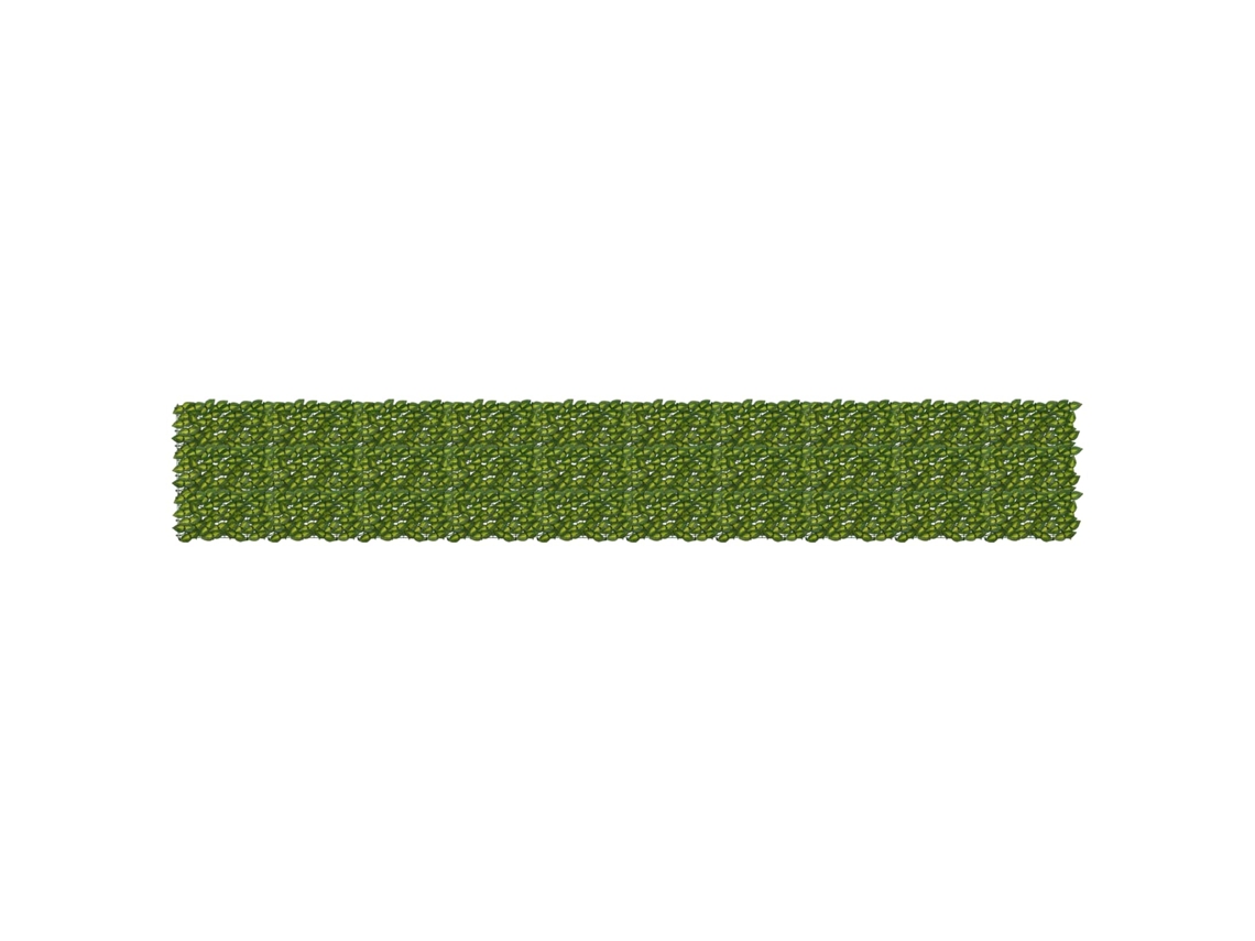 Vidaxl Tela De Varanda Com Folhas Verde E Amarelo 500 X 75 Cm