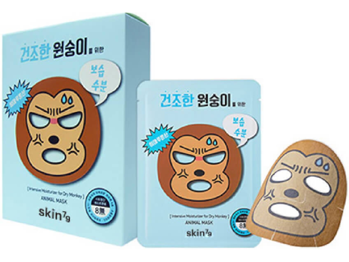 Máscara de Rosto SKIN79 Animal For Dry Monkey Extra Hydrating And Nourishing Sheet Mask (23g)