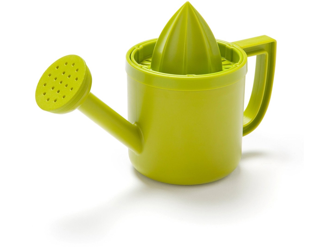 Espremedor Manual Original Em Formato De Regador, Feito De Plástico Verde, Ideal Para Suco De Limão Ou Outras Frutas Cítricas