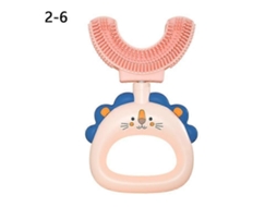 Escova de Dentes Infantil em Formato U Tkdaddy Baby Care com Cabeça Silicone Macia para Limpeza Dos Cria Nças Pequenas (livre B GOKOCO