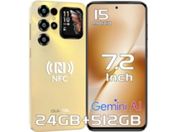 Smartphone Oukitel C68 Plus 24gb 512gb 7,2 Polegadas 120hz 6000mah 64mp Android 15 Nfc Dual Sim 4g, Dourado
