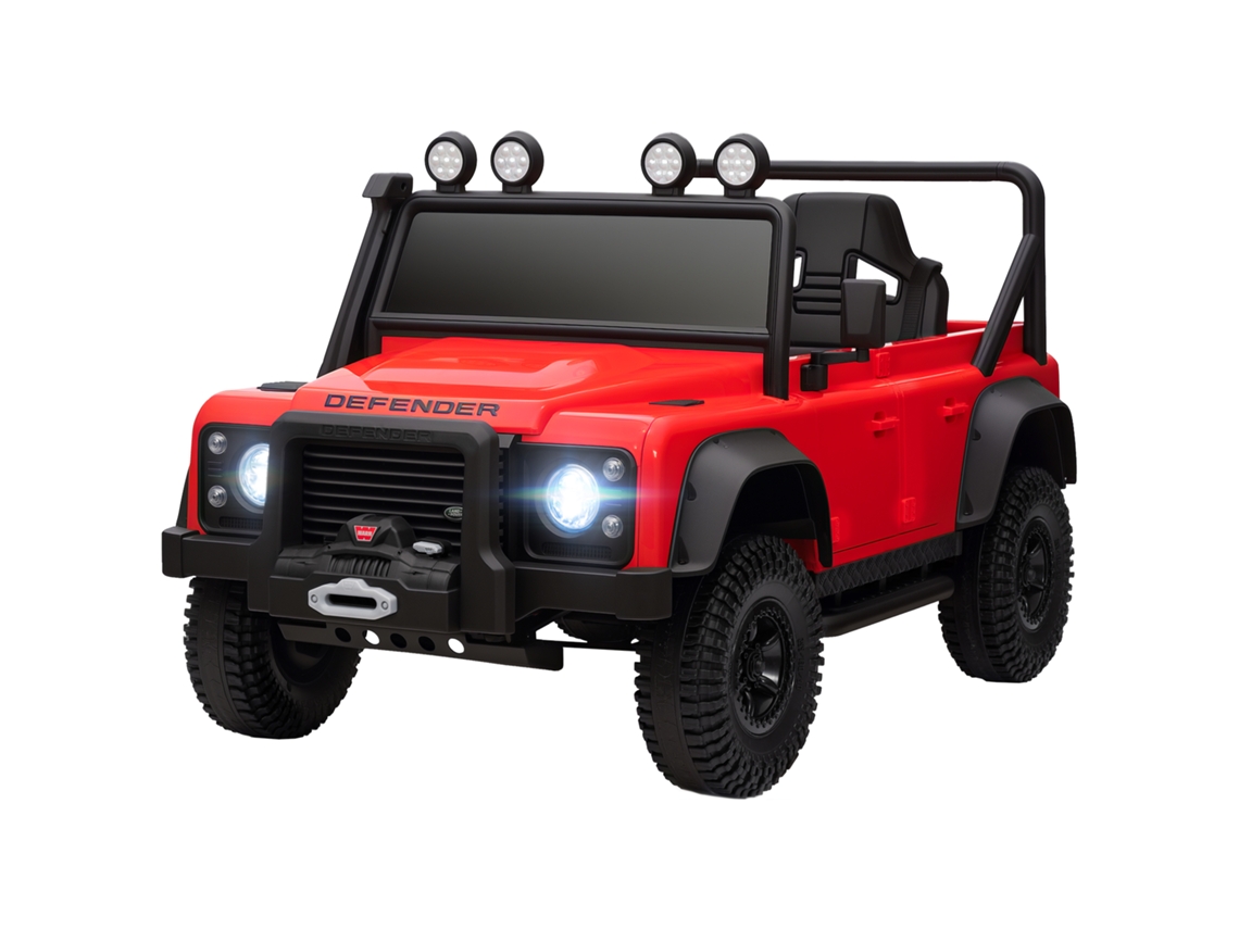 Carro elétrico infantil Land Rover 12v S/MARCA (controle remoto, Usb, suspensão, Mp3, faróis vermelhos)