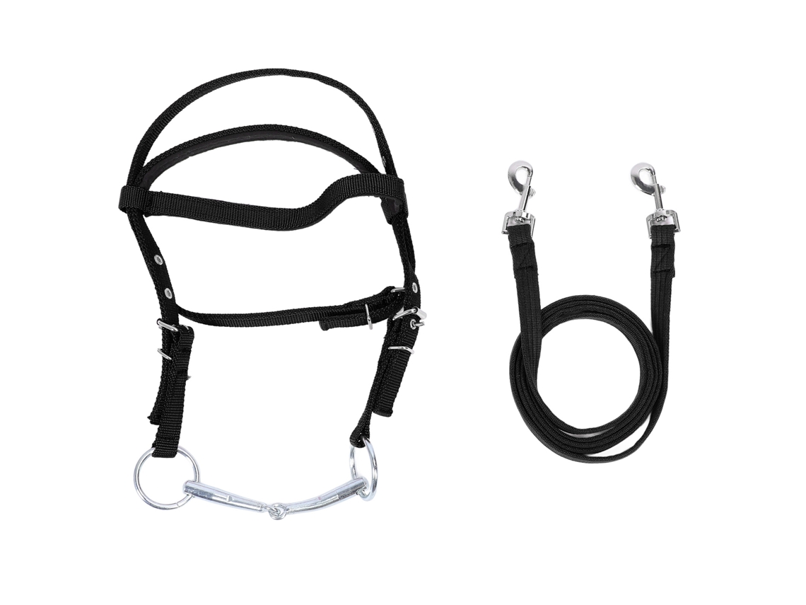 Rédeas De Cavalo Bridle De Nylon Ajustável Estiloso Para Equitação Com Altura De Ombro 1,3m E Acima