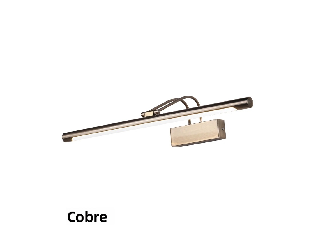 Luminária De Parede Led Para Banheiro (cor Cobre Branco Frio, 300 Mm), Ac85-265 V, Estilo Moderno, 8 W