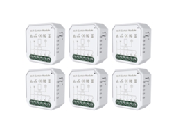 Módulo de interruptor de cortina inteligente Tuya Wifi, adaptado para casas inteligentes e que permite modificar as cortinas de forma prática.