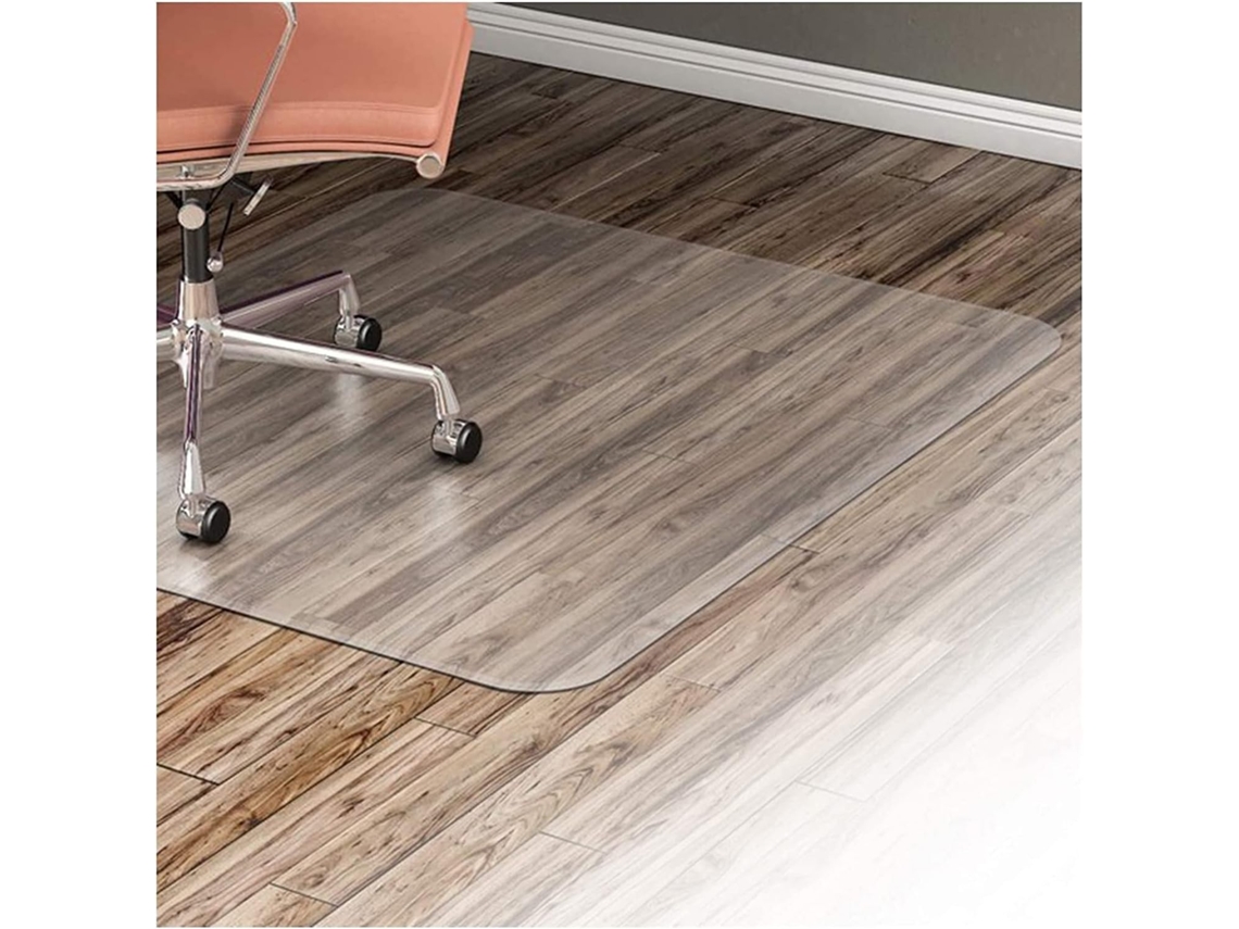 Tapete Cadeira Protetor Piso Durável Resistente Starms, Antiestático Transparente Pvc,