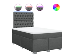 Box Spring Bed, Box Spring Beds Vidaxl Cinzeto Tecido (120 X 200 Cm)