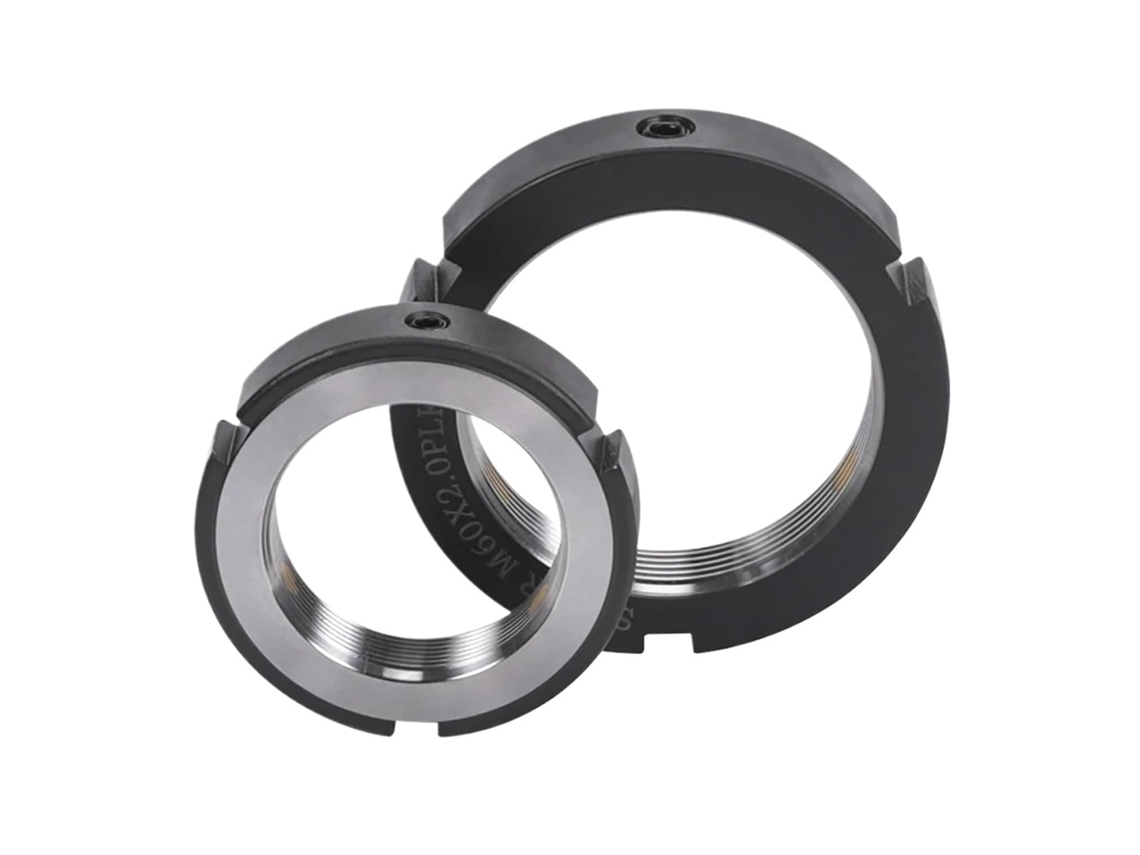 Porca De Travamento Radial, Porca De Travamento Radial Precisão Cnc Tipo R Em Aço 42crmo M8 M22 2 Peças M17x1