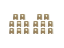 Conjunto De 16 Sacos De Pó Para Aspirador Robô Midea S8 S8+ - Acessórios Para Base E Descarte De Sujeira - Peças De Reposição