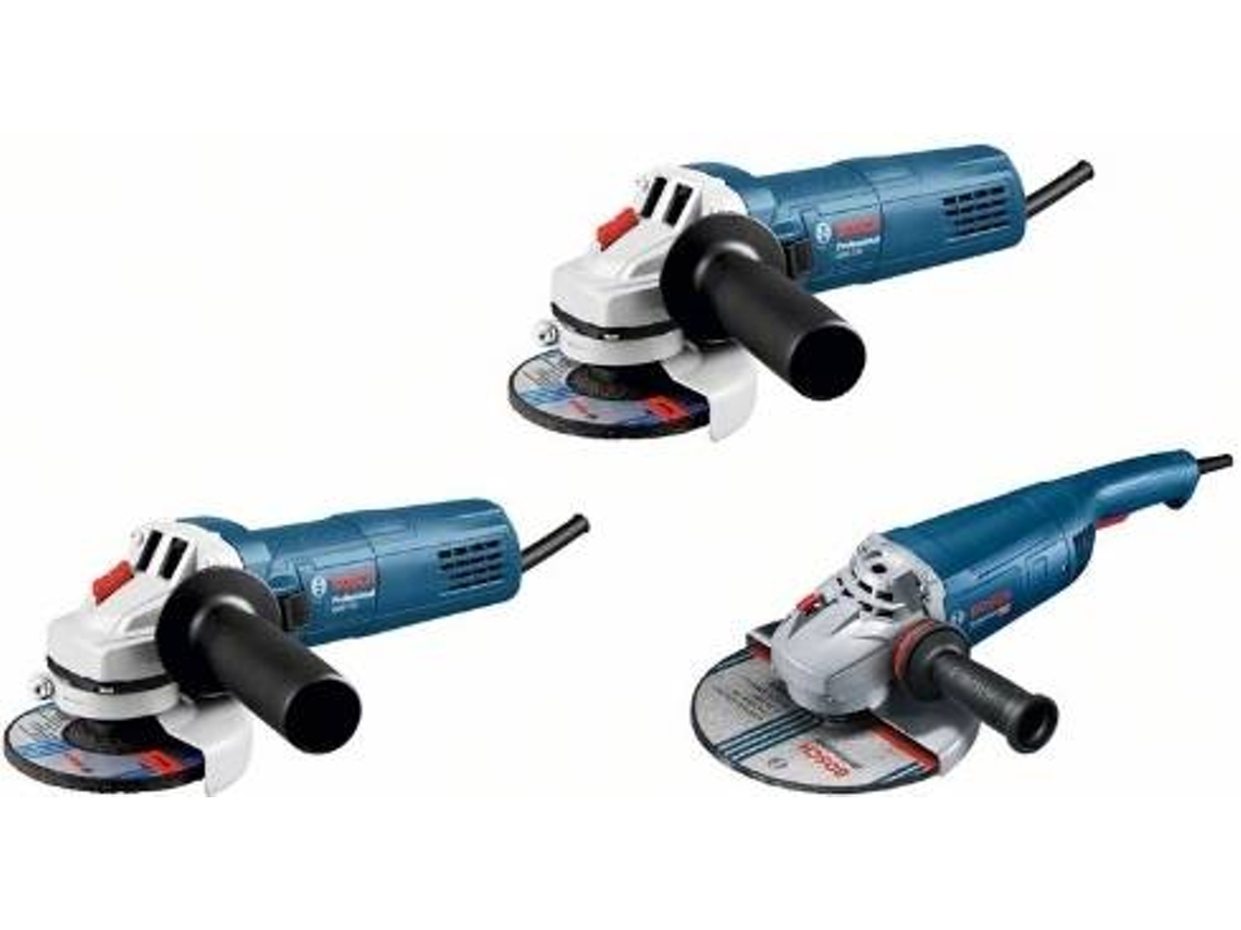 Kit 3 rebarbadoras BOSCH GWS 22-230 J + 2x GWS 750 06018C1309