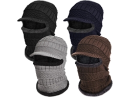 Balaclava Malha Ood, Máscara de Pesca de Inverno, Máscara Facial para Esqui, Polaina de Pesca BRILVIBERA