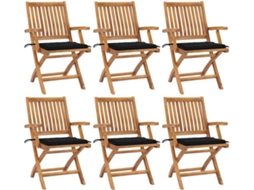 Folding Chair, Folding Chairs Vidaxl Preto Madeira (n/a)
