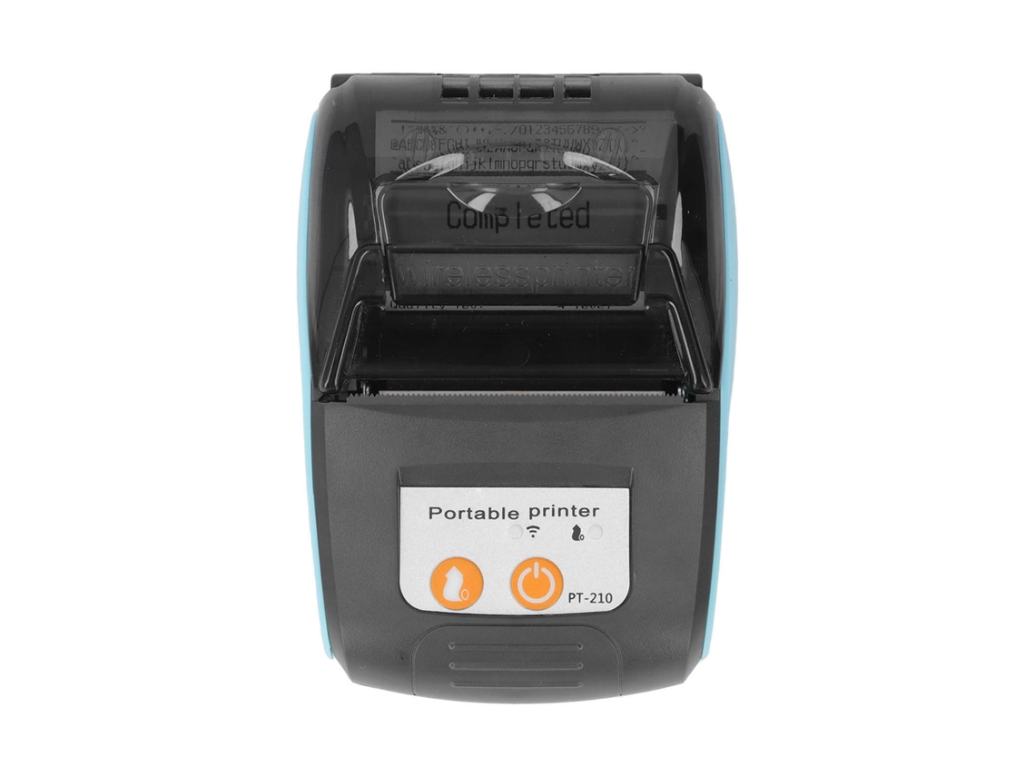 Impressora Térmica de Recibo Bluetooth Portátil 58mm para Lojas de Vestuário Dc7.4v com Capa