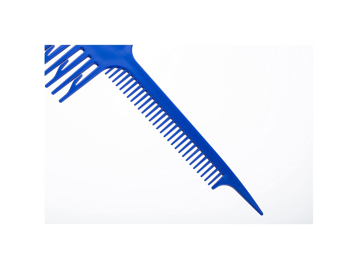 2026 peine de Teñir Cabello Peine de Seccionar Mechas Herramientas de Estilismo para Tinte Y Coloreado Azul