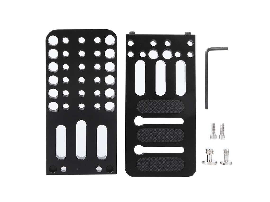 All Metal Universal Camera L Shape Quick Release Plate Tripod Hydraulic Pressure Ballhead Vertical Shooting Plate LAXISCREED