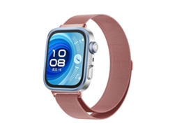 Pulseira de substituição em aço inoxidável para Huawei Fit 4 Pro rosa HEXINYIGJLY