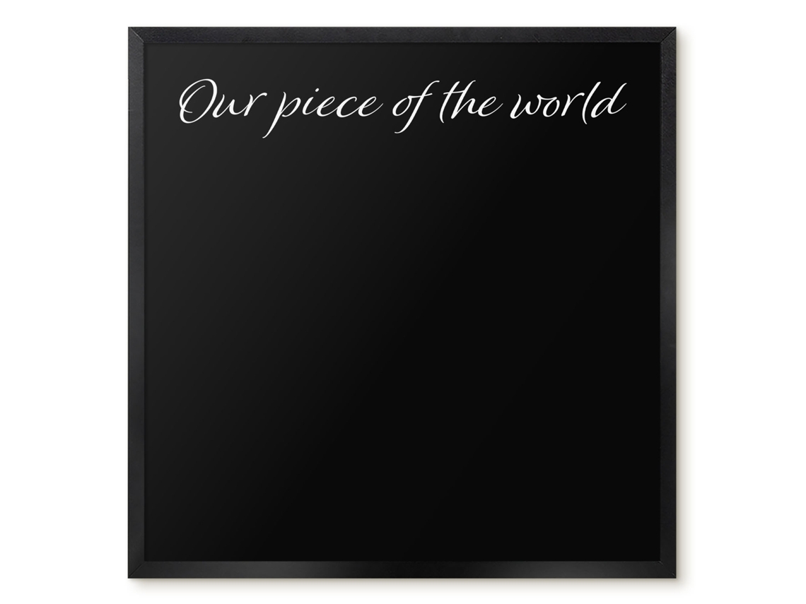 Magnetic Board For Wall Our Piece Of The World For The Bedroom Espelharte (50x50 Cm)