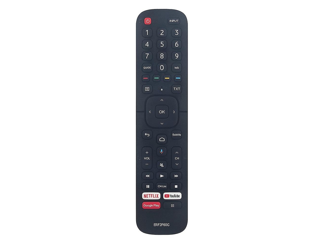 Controle Remoto Substituto Compatível Com Erf2f60g Smart Tv Android 9.0 Pie 32a56e 40a56e Sem Função Voz Perfeito