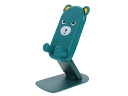Suporte Universal Para Celular Ajustável E Dobrável, Verde-aquaforge