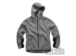 SCRUFFS T55118 Sudadera Con Capucha Trade Air-Layer Color Carbón