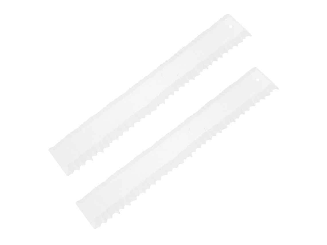Régua Com Bordas Irregulares (2 Peças) Para Rasgar Papel Acrílico