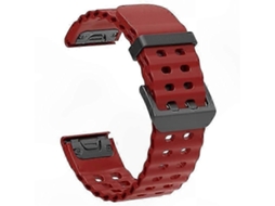 Pulseira Ocean de Silicone com Sistema Liberação Rápida 22 Mm, Compatível Smartwatches Gps 47 Mm. GOKOCO
