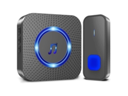 Campainha Sem Fio para Casa Inteligente para Idosos com Botão de Chamada e Música Hl. Brilvibera_ptg