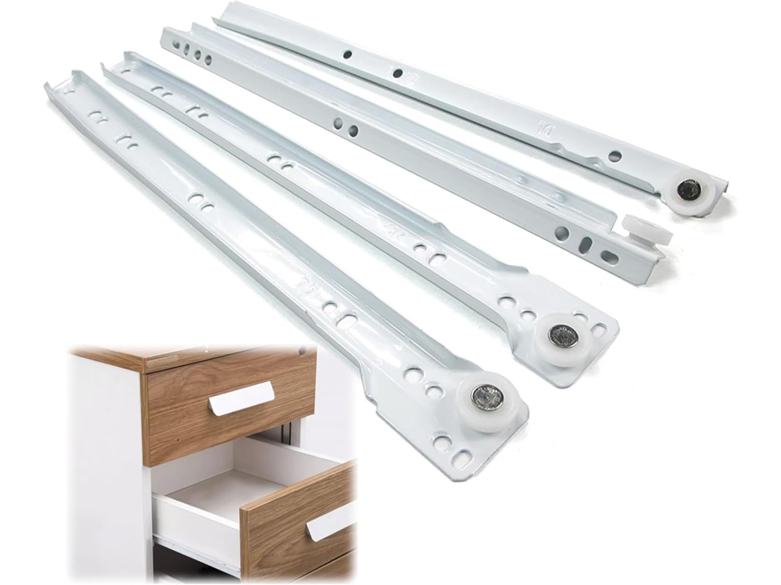 Corrediças Para Gavetas, Trilhos Deslizantes, Corrediças Para Cozinha, Cômoda, Bandejas De Teclado E Gavetas, De Madeira