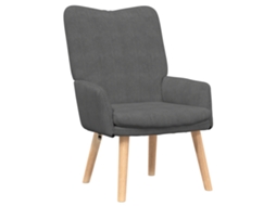 Conjunto 1 Poltrona Vidaxl Cinzento Tecido (63 X 67 X 94 Cm)