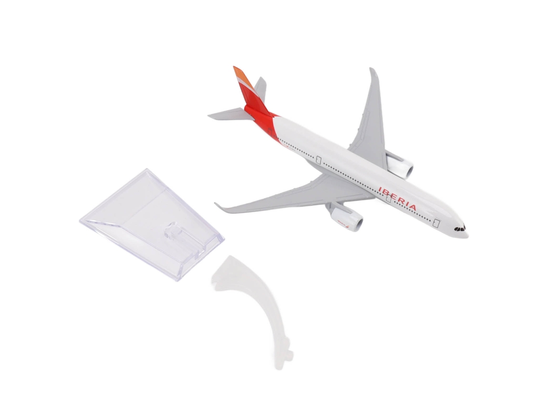 Walshlxq modelo de Avião 330 em Liga com Base de Exposição Brinquedo Decoração para Natal