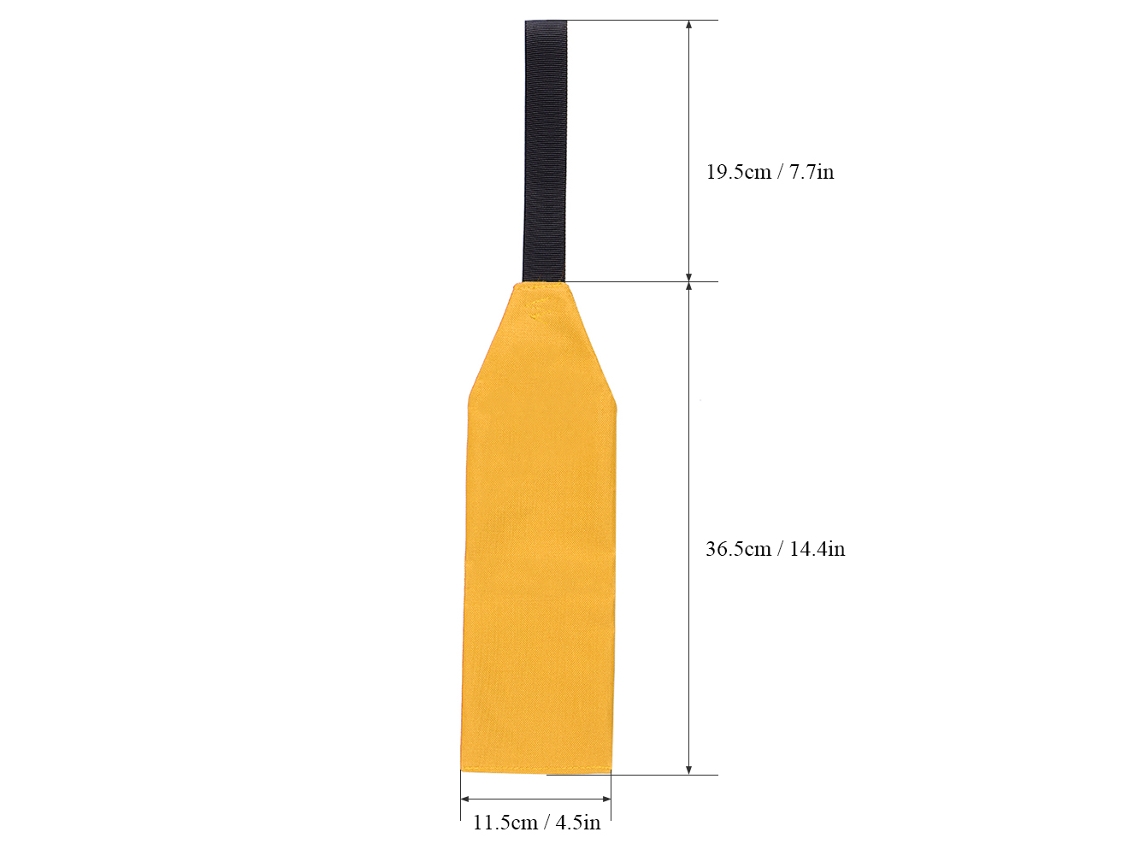 Mali bandeira de Segurança para Kayak Canoa Sup com Cinto de Tração e Faixas Reflexivas