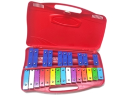 ALYSÉE Mt25-C-Rd Metalofone Cromático 25 Note Rosso