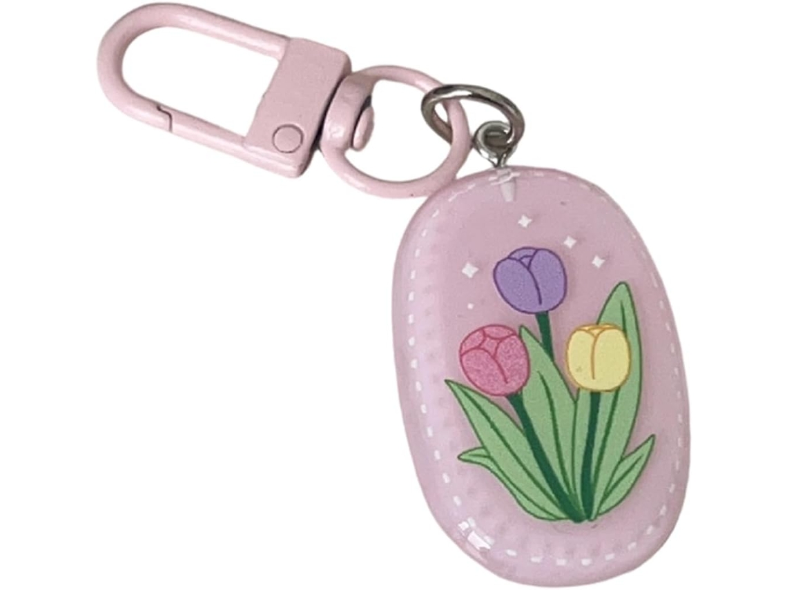Chaveiro Floral De Resina