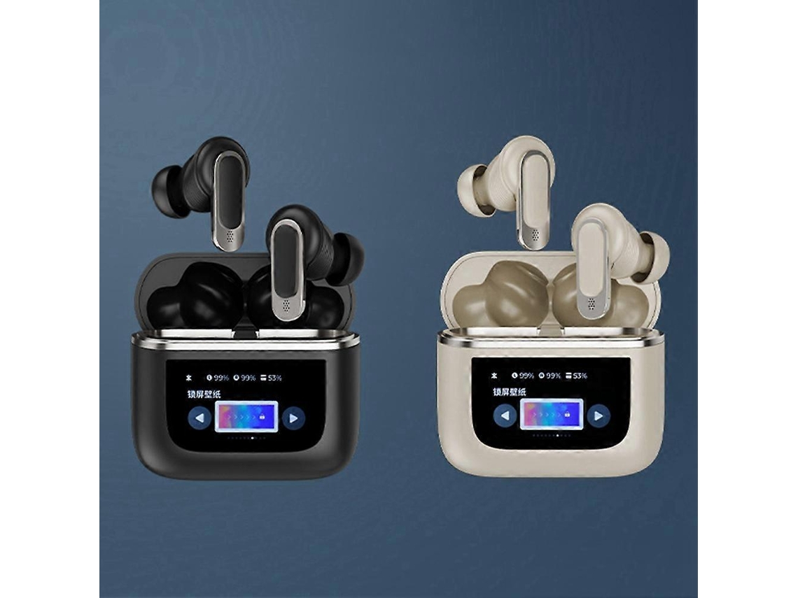 Fones De Ouvido Intra Auriculares Sem Fio V8 Com Cancelamento De Ruído Anc E Controles De Tela Sensível Ao Toque. Ly Ebike