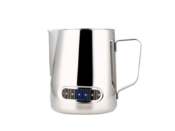 Pia de Espuma de Leite em Aço Inox 600ml com Termômetro LAXISCREED