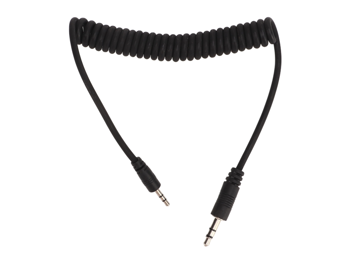 3.5mm To F2 Camera Spring Cable Shutter Remote Control Flash Trigger Connection Cord 1 Meter LAXISCREED