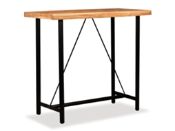 Vidaxl Mesa De Bar 120x60x107 Cm Madeira De Acácia Maciça