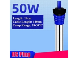 Aquecedor Submersível para Aquário Fishbowl de 50w a 500w com Temperatura Constante, Plugue Ue/eua + Capa Protetora. GOKOCO