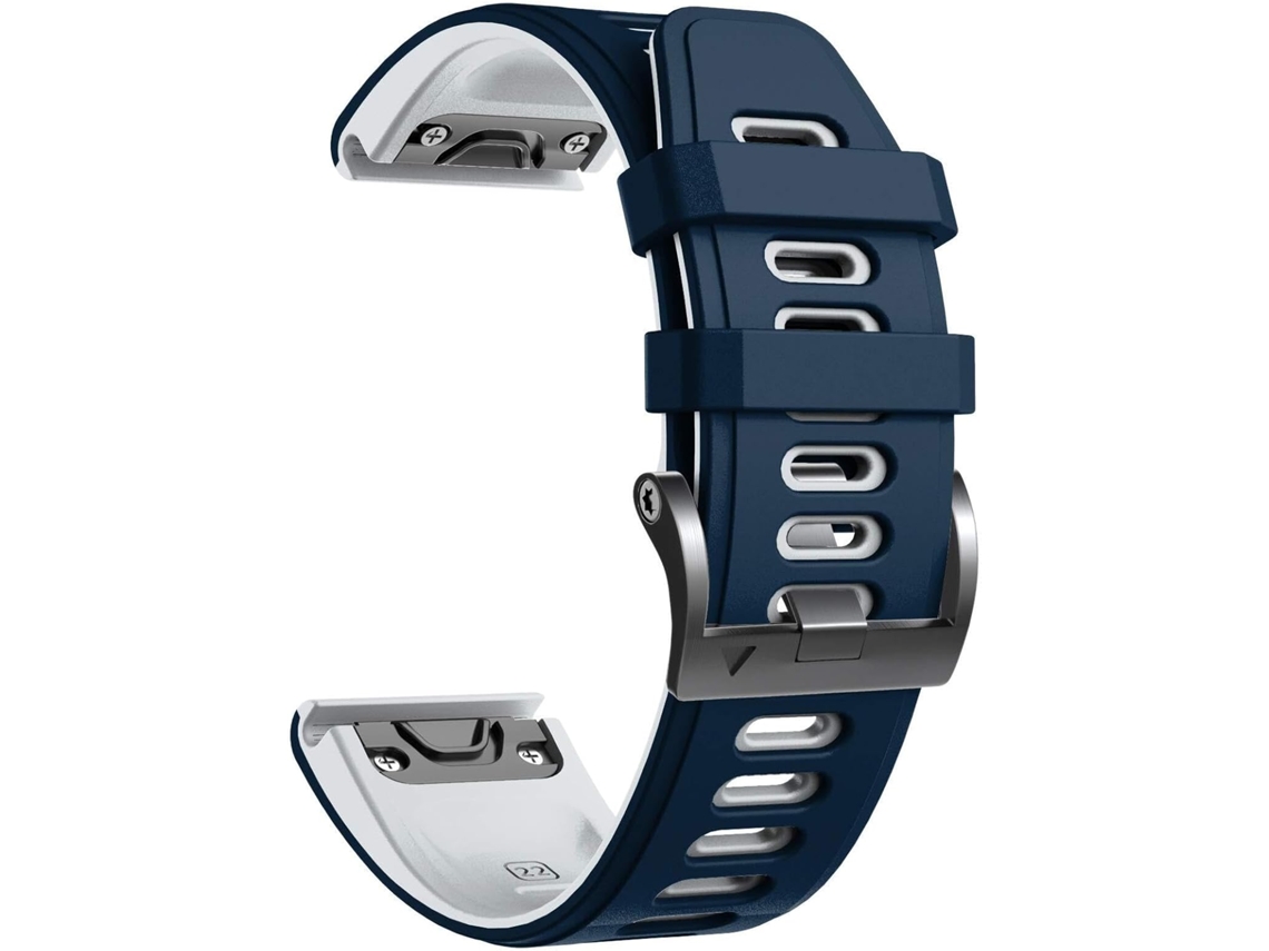 Pulseira de silicone esportiva de 22 mm de alta qualidade para relógio compatível com Fenix S/MARCA