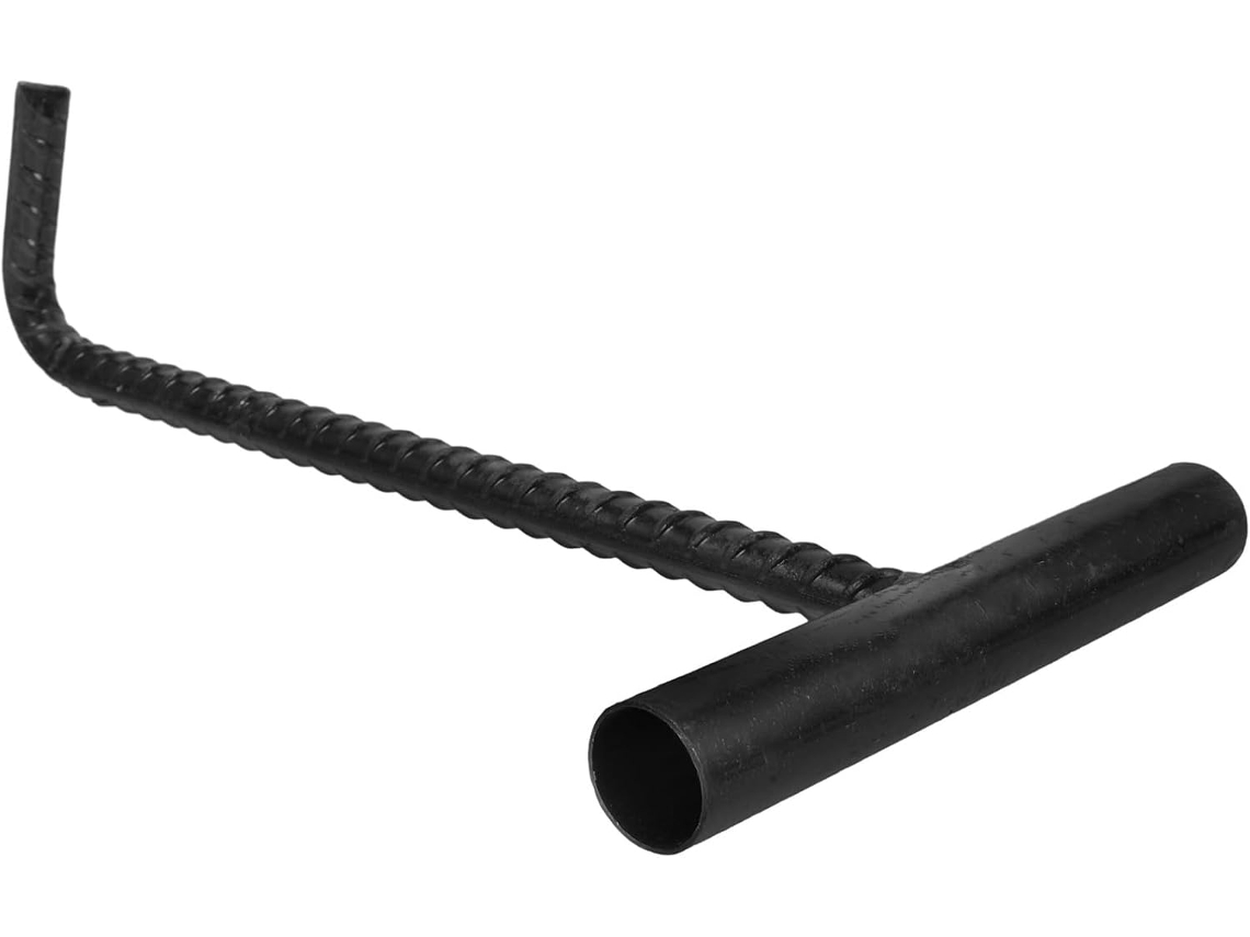 Gancho De Aço Inoxidável 29cm Tampa Bueiro, Levantador De Tampa Esgoto Resistente, Gancho Em T Portas De