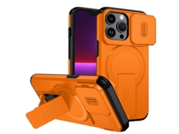 Capa Com Suporte Magsafe Para Iphone 13 Pro - Abertura Deslizante Com Proteção De Câmara