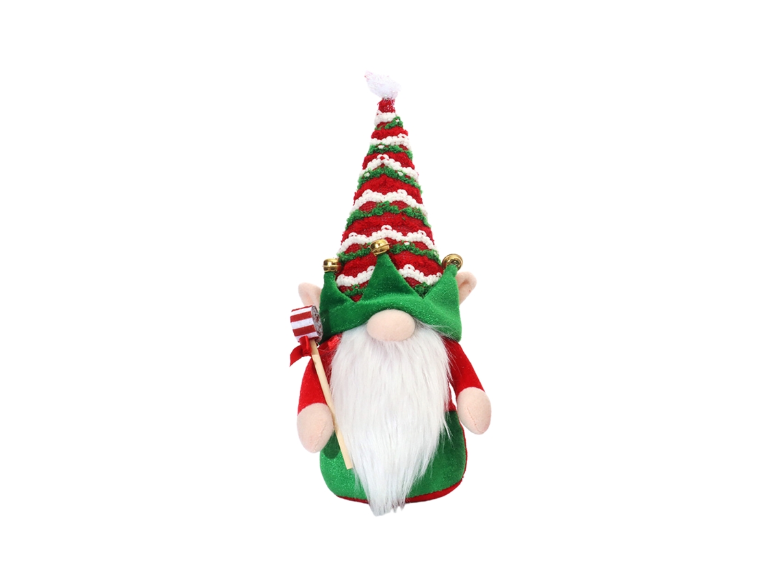 Boneco Elfo Masculino LAXISCREED para Decoração de Natal Sem Rosto