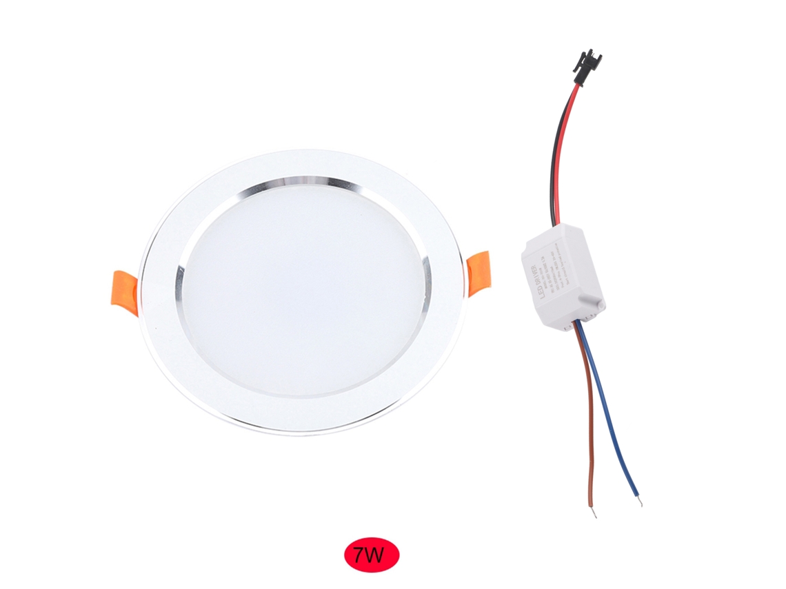 Lâmpada de Painel Led 7w Embutido no Teto com Sensor de Movimento AC85 265v